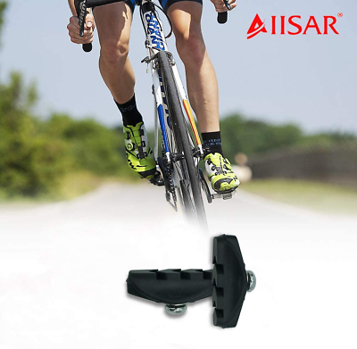 AIISAR Bike Brake Pads 2 Pairs of 50mm – Contemporary Designed C Shape Bike Part - Fresh Stock Dated December 2025
