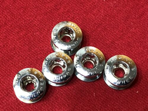 Unused 80’s Stock CHROME SUGINO CHAINRING BOLTS OLD SCHOOL BMX SPROCKET - Fresh Stock Dated December 2025