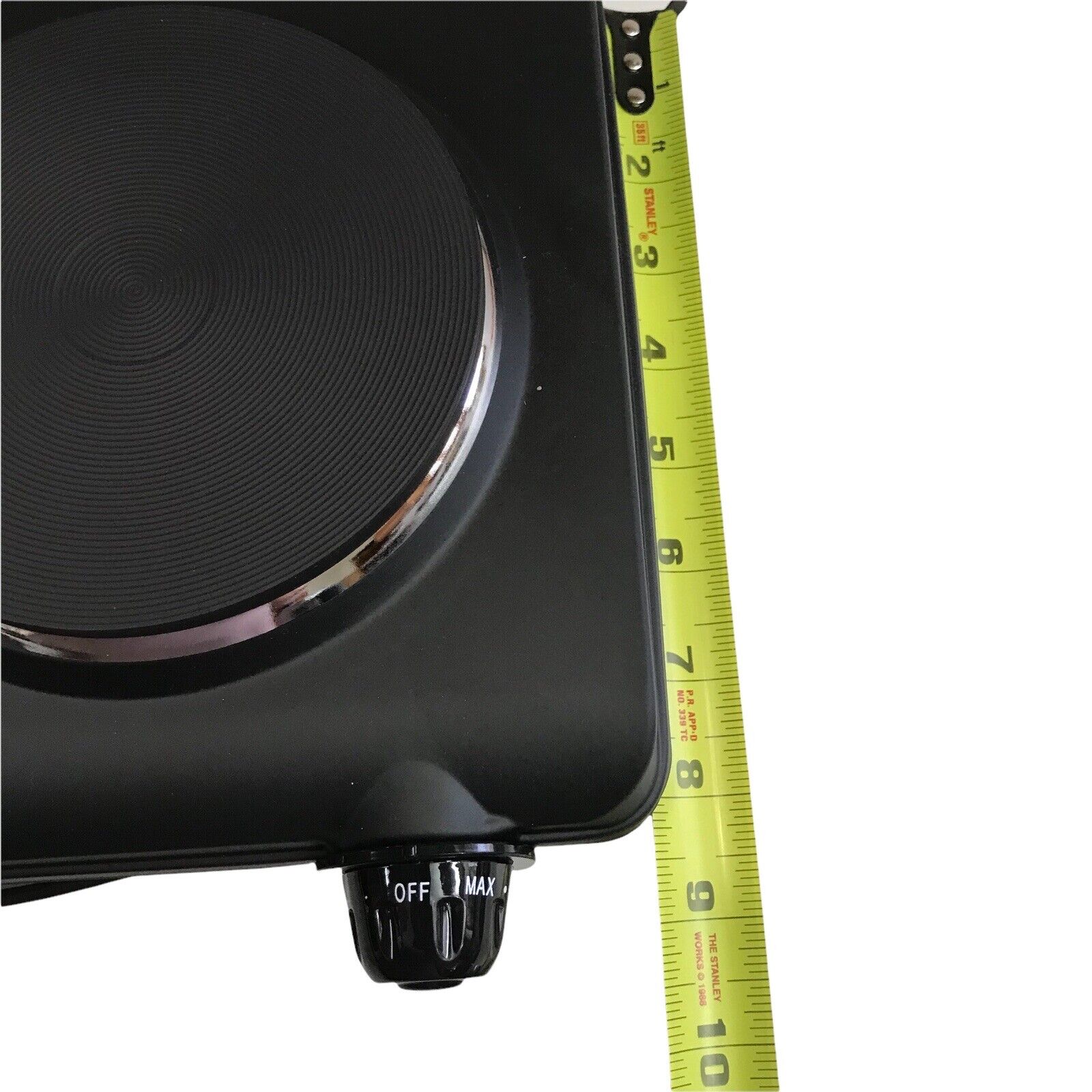 Electric Stove Cooktop  Ceramic Double Burner  Hot Plate Black NOS Camper - Fresh Stock Dated February 2026