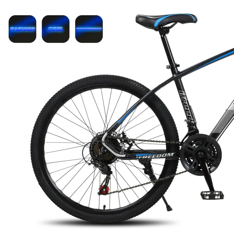 Mountain Bike 26 inches Wheels 21 Speed Bicycle MTB Front Suspension Mens Women - Fresh Stock Dated January 2026