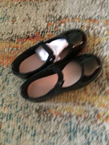 Capezio Jr.Tyette N625C Tap Shoe (Toddler/Little Kid),Black Patent 9 M Toddler - Fresh Stock Dated December 2025