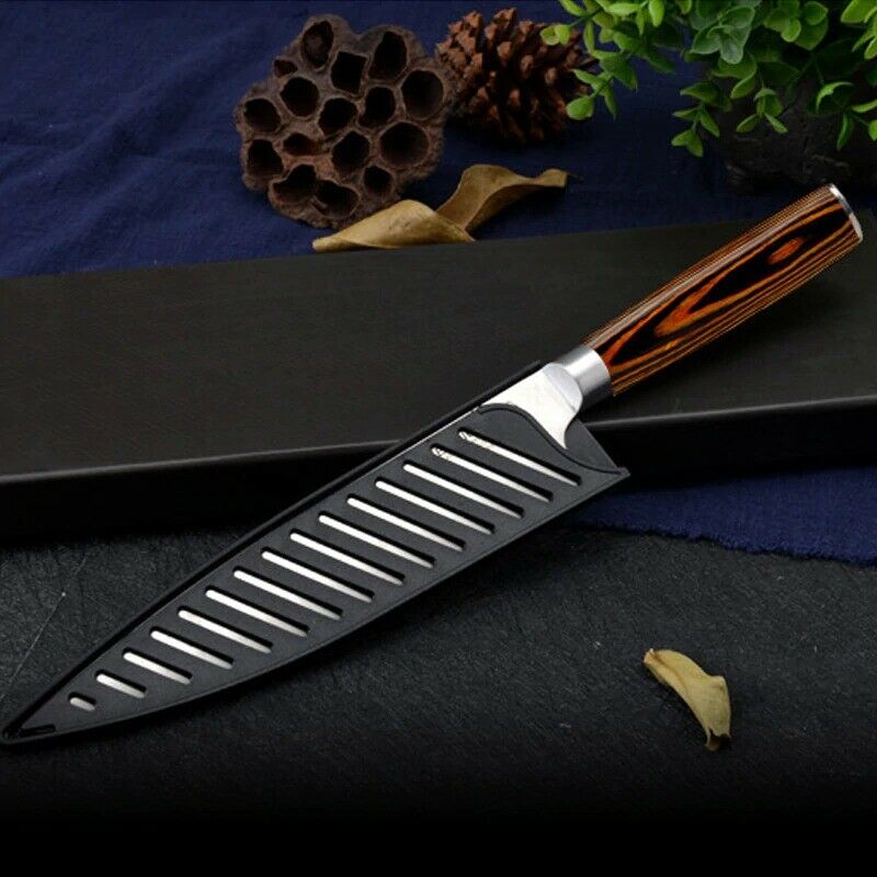 Kitchen Damascus Steel Chef Knife Set Handmade VG10 67 Layers Knives Wood Handle - Fresh Stock Dated January 2026