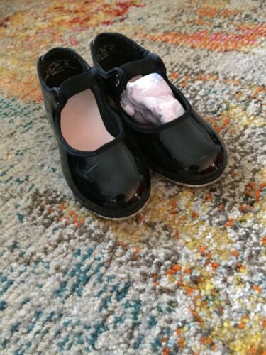 Capezio Jr.Tyette N625C Tap Shoe (Toddler/Little Kid),Black Patent 9 M Toddler - Fresh Stock Dated December 2025