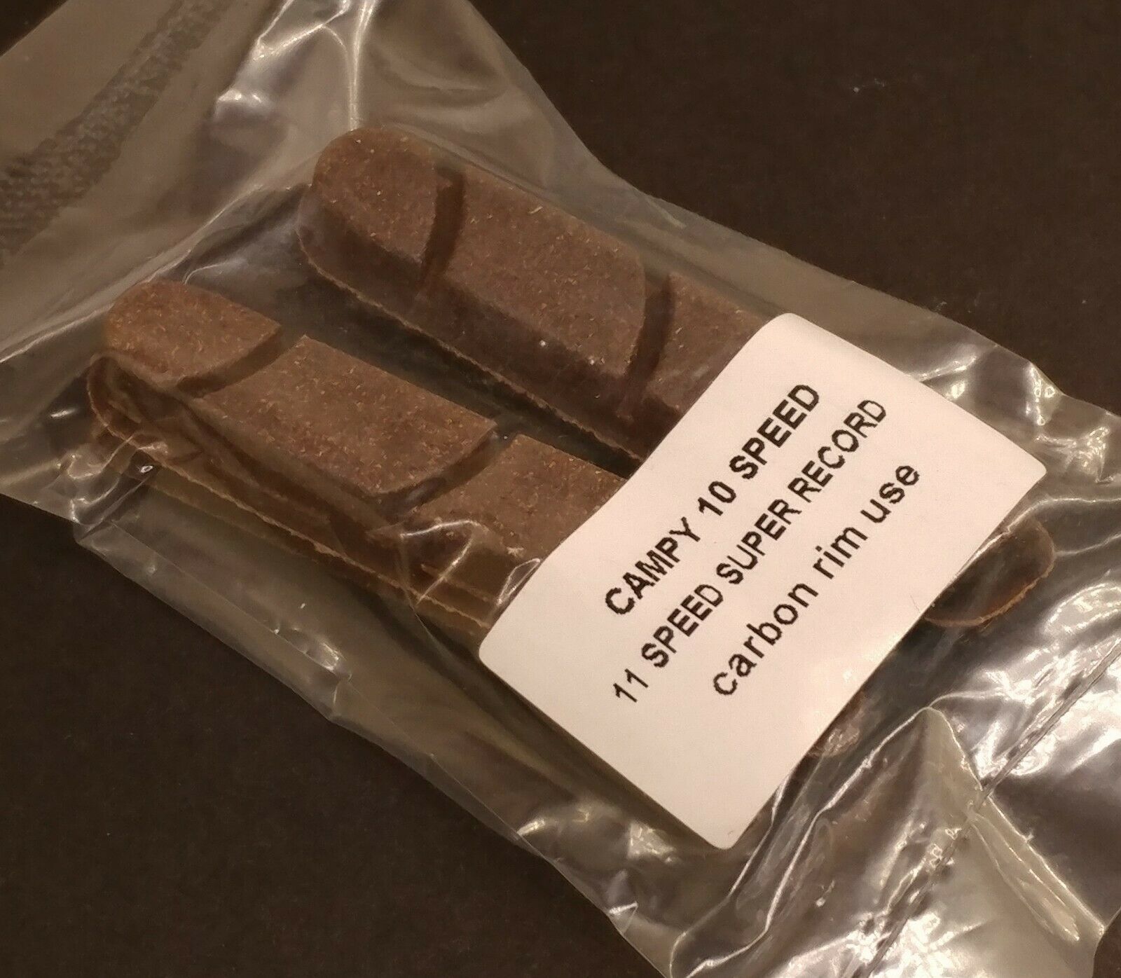 2x Carbon Rim Brake Pads Campagnolo Chorus Athena Super Record Bora Skeleton-NEW - Fresh Stock Dated December 2025