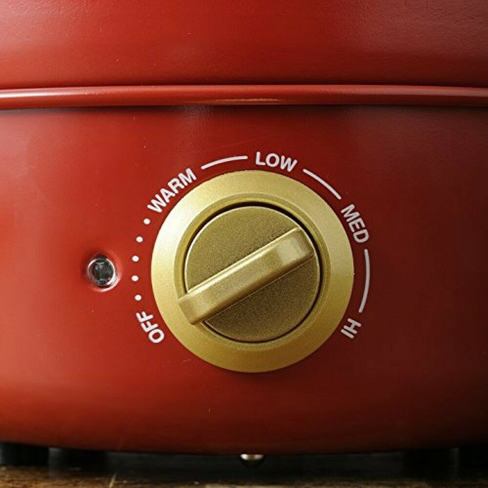 BRUNO Grill Pot Red BOE029-RD - Fresh Stock Dated February 2026