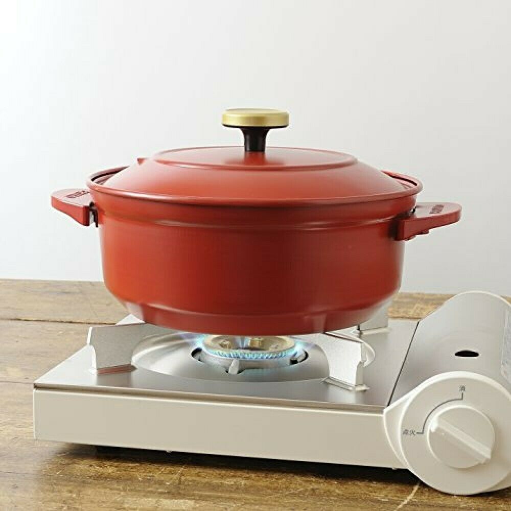 BRUNO Grill Pot Red BOE029-RD - Fresh Stock Dated February 2026