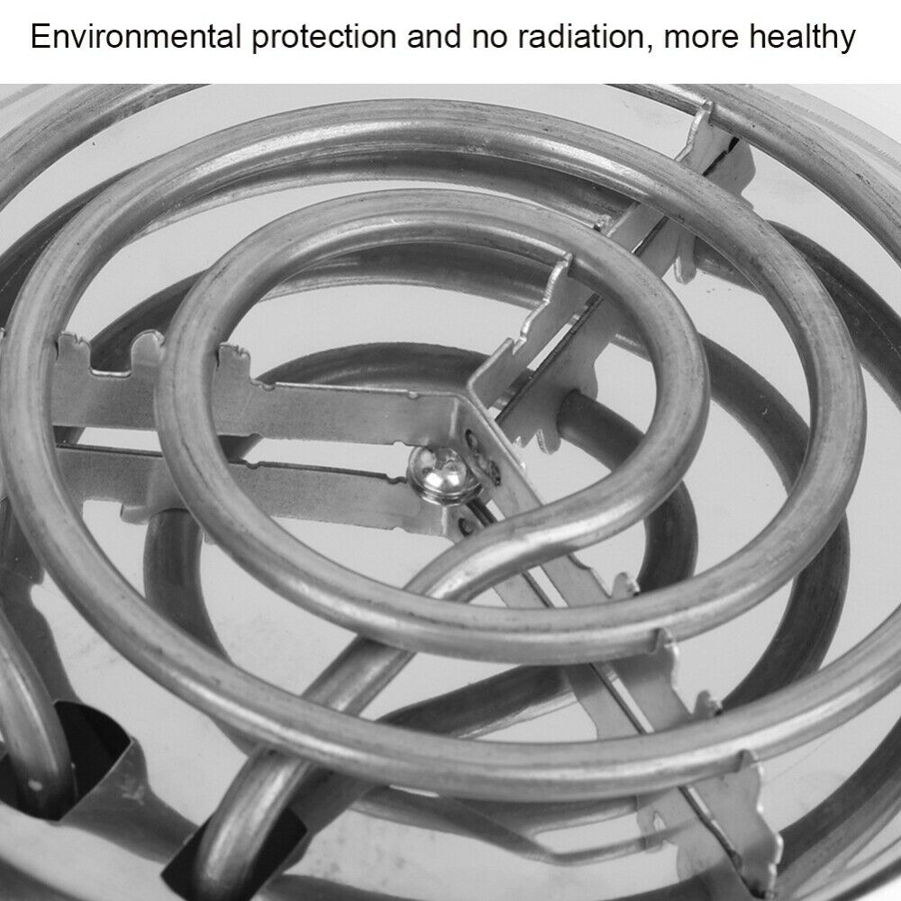 Portable 1000W Single Electric Burner Hot Plate 110V Portable Stove Kitchen - Fresh Stock Dated February 2026