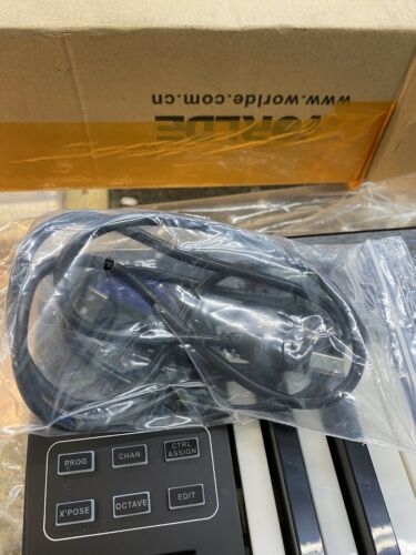 Worlde Blue Whale 25 Portable USB Midi Controller Keyboard 25 Semi weighted - Fresh Stock Dated December 2025