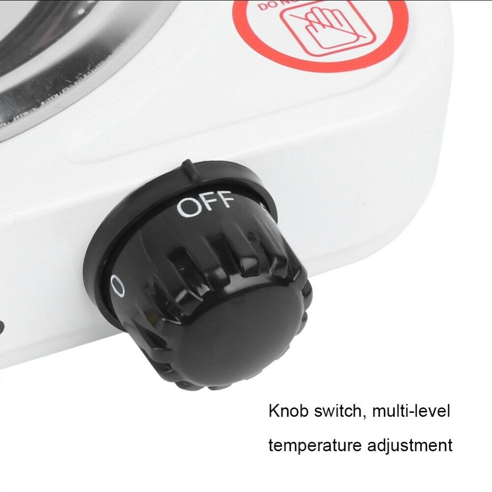 Portable 1000W Single Electric Burner Hot Plate 110V Portable Stove Kitchen - Fresh Stock Dated February 2026