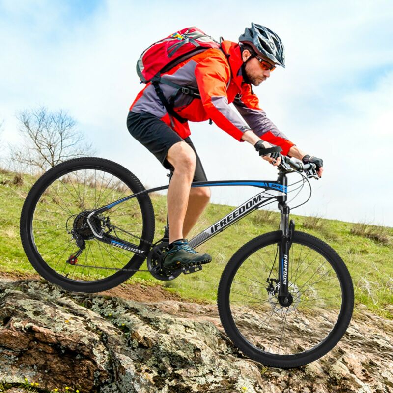 Mountain Bike 26 inches Wheels 21 Speed Bicycle MTB Front Suspension Mens Women - Fresh Stock Dated January 2026