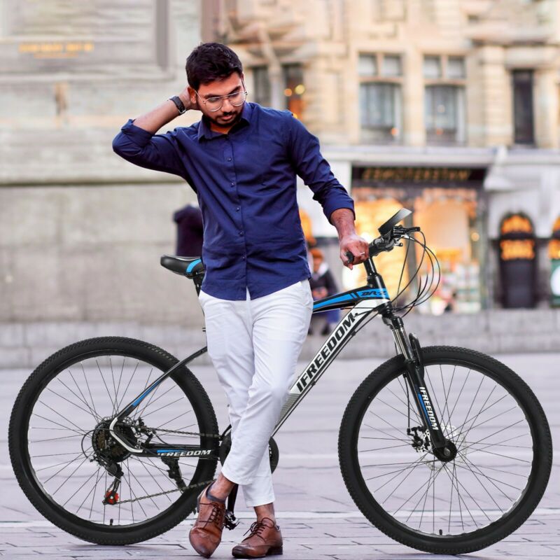 Mountain Bike 26 inches Wheels 21 Speed Bicycle MTB Front Suspension Mens Women - Fresh Stock Dated January 2026