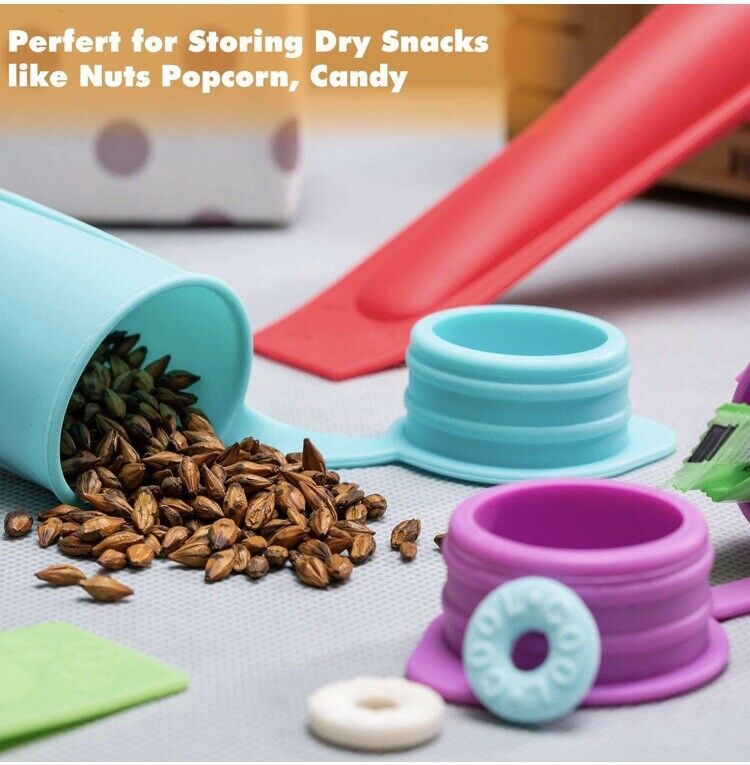 CyvenSmart Silicone Ice Pop Molds for Kids with Lids, 4 Pieces - Fresh Stock Dated February 2026