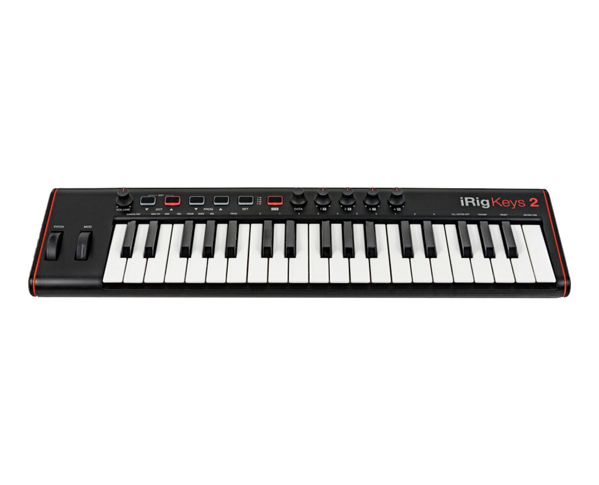 IK Multimedia iRig Keys 2 - compact 37-key MIDI controller - Open Box - Fresh Stock Dated December 2025