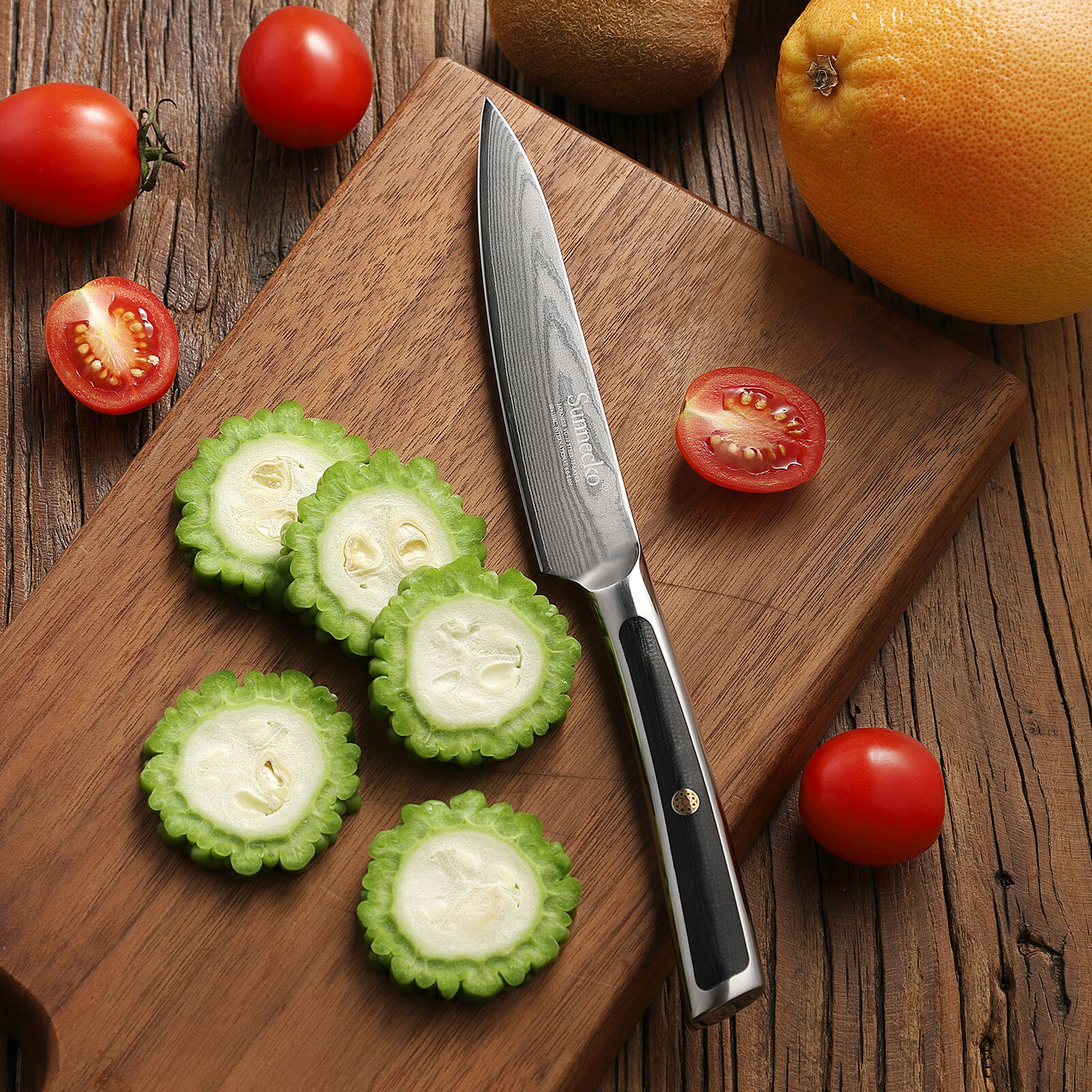 9 Pcs Kitchen Knives Set Japanese VG10 Damascus Steel Chef Knife Santoku Slicing - Fresh Stock Dated January 2026