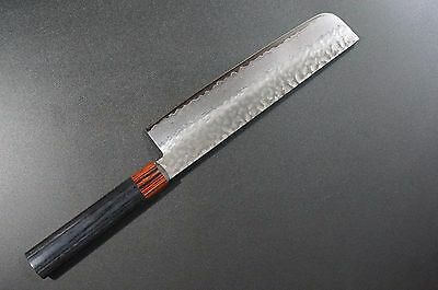 Japanese SETO ISEYA Hammered Damascus VG10 Nakiri Kitchen Knife 180mm Japan I-6 - Fresh Stock Dated January 2026