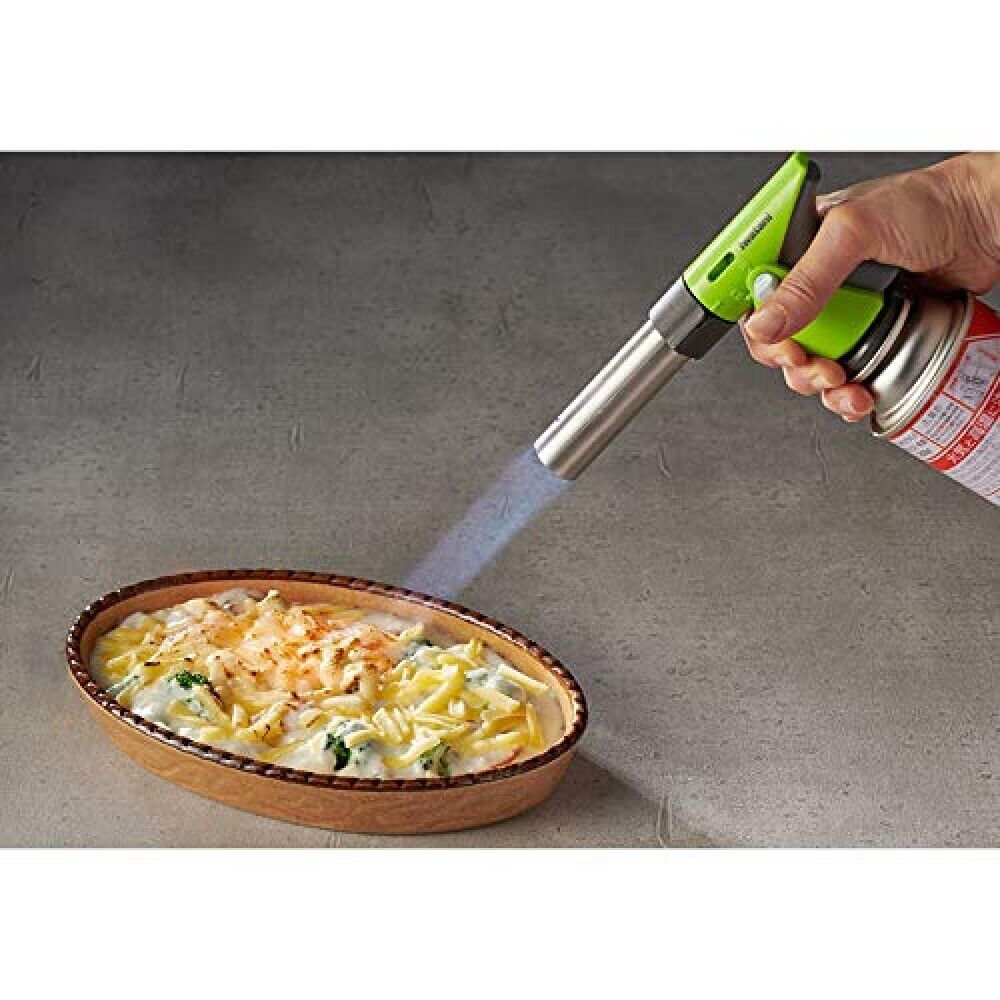 Iwatani Cassette Gas Cooking Torch Burner CB-TC-CKGR  Green - Fresh Stock Dated February 2026