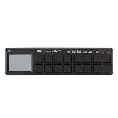 KORG USB MIDI NANO PAD2 nanoPAD2 Controller Black 100% Genuine Product - Fresh Stock Dated December 2025
