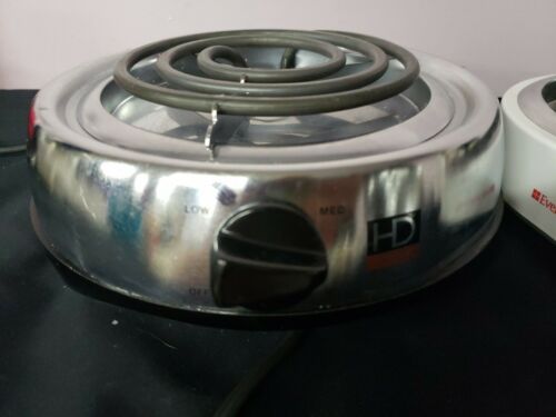 Hd Designs Everyday Living Hot Plate Cooker Burner Used Tested Working Great - Fresh Stock Dated February 2026