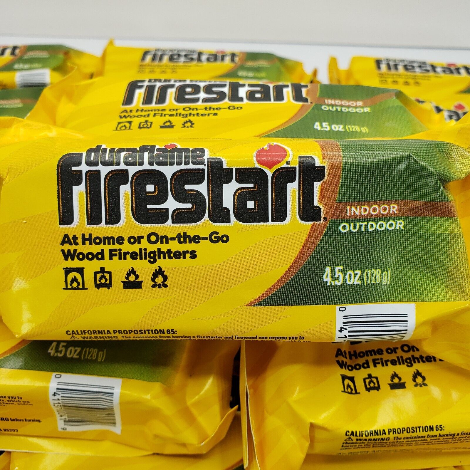 32 PACK DURAFLAME FIRESTART FIRE LOG STARTER FIRELIGHTER WOODSTOVE  In / Outdoor - Fresh Stock Dated January 2026