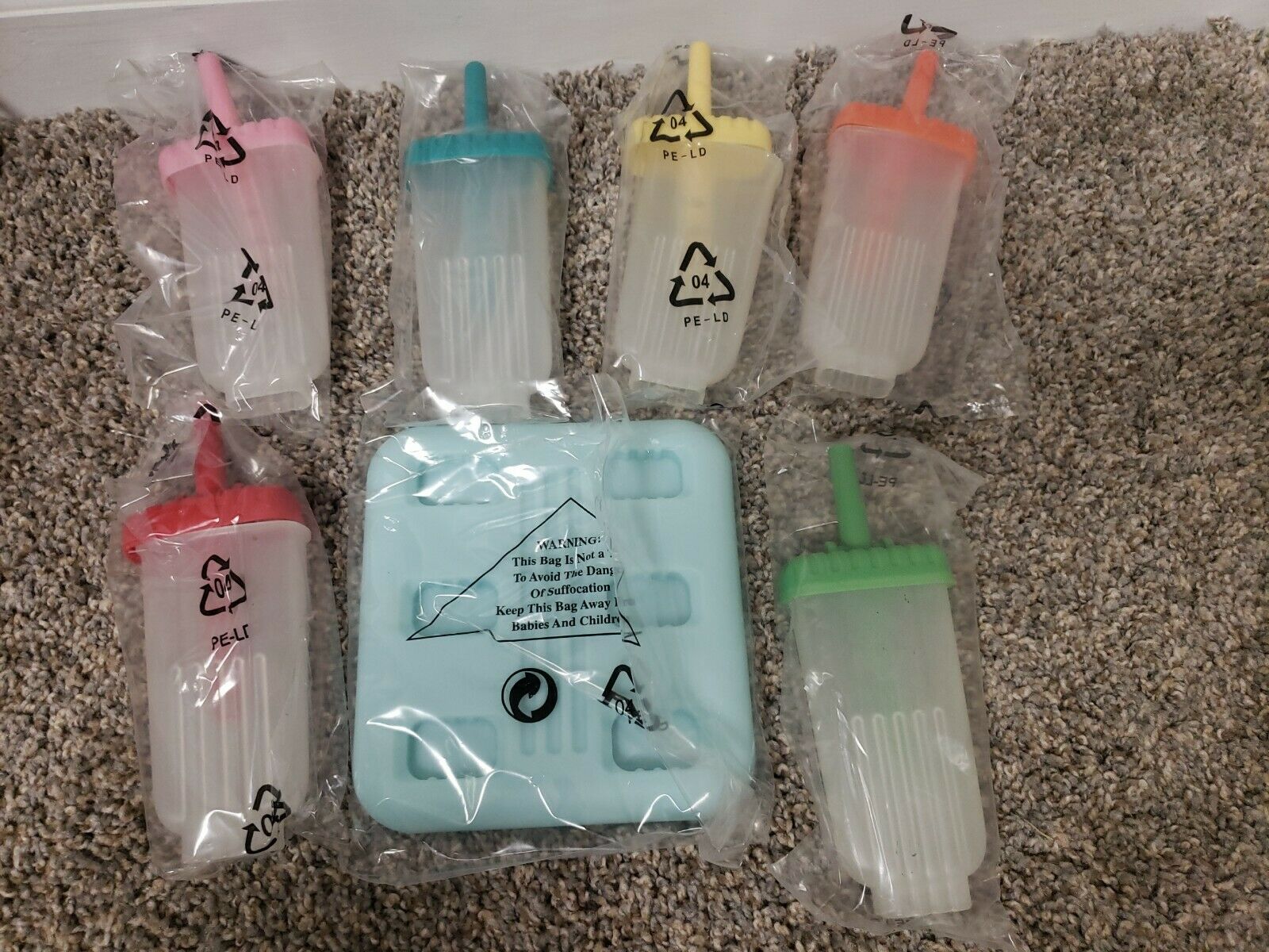 Ice Pop Maker Popsicle Mold Set with Tray & Drip Guard Pack of 6 - Fresh Stock Dated February 2026