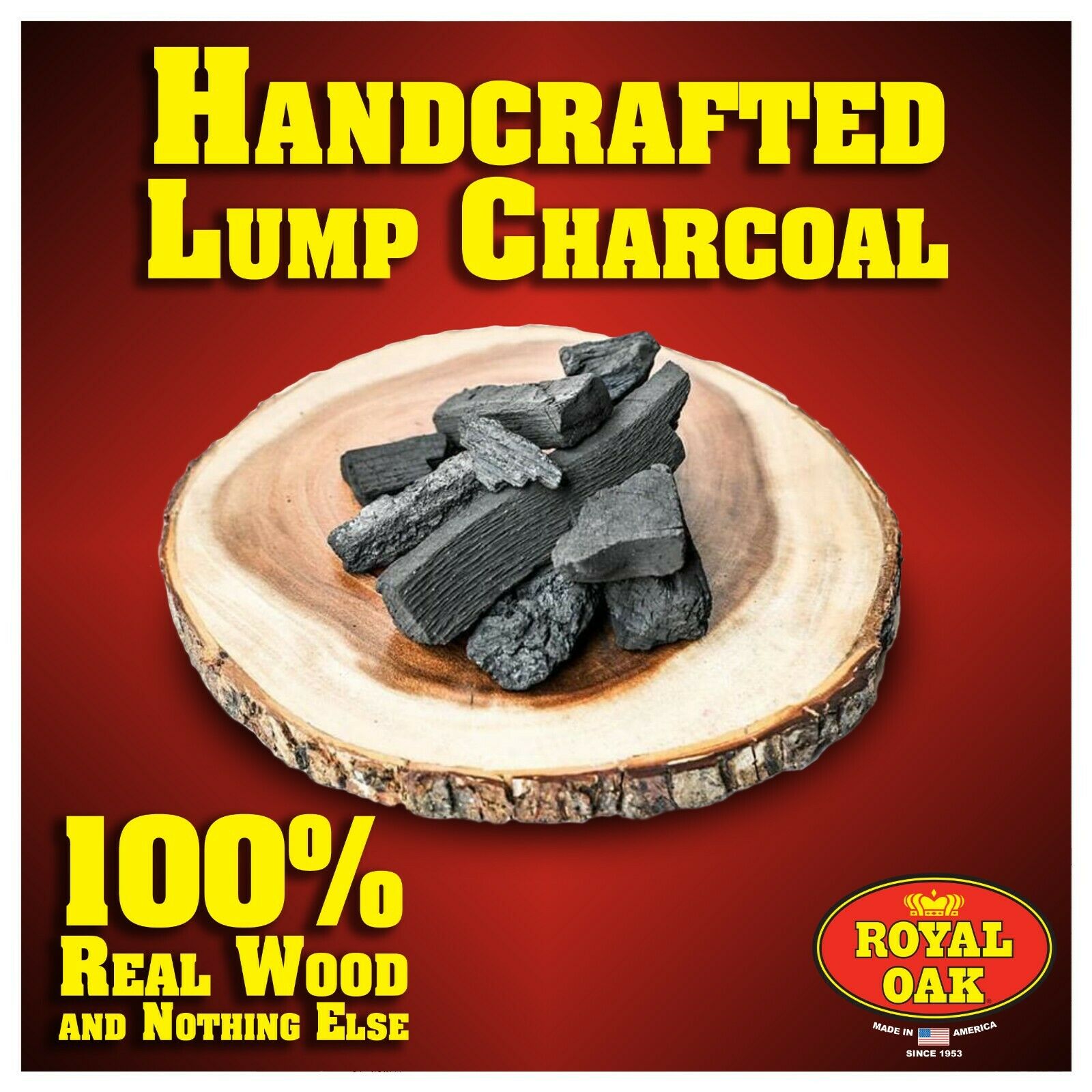 Royal Oak Lump Charcoal, Premium Quality All Natural Hardwood Charcoal, 15.4 lbs - Fresh Stock Dated December 2025