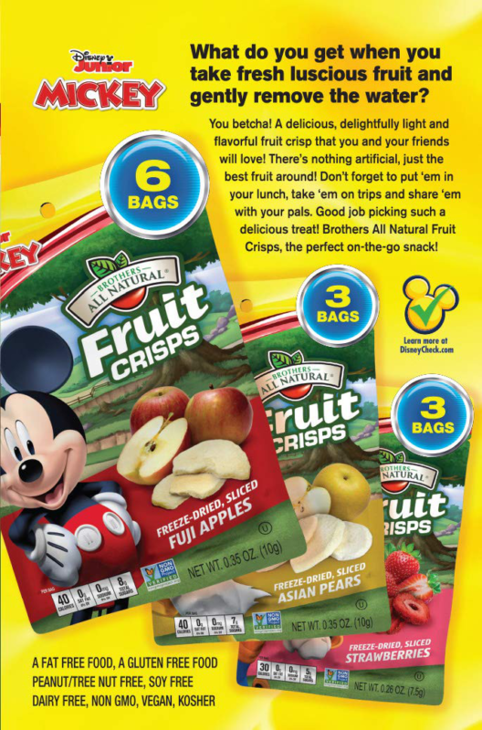 Brothers-ALL-Natural Fruit Crisps, Mickey Mouse Clubhouse Variety, 0.35 Ounce (P - Fresh Stock Dated February 2026