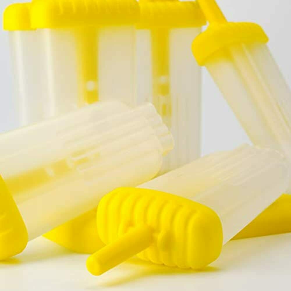 Tovolo Groovy Ice Pop Molds, Drip-Guard Handle, 4 Ounce Popsicles, Set Of 6, - Fresh Stock Dated February 2026
