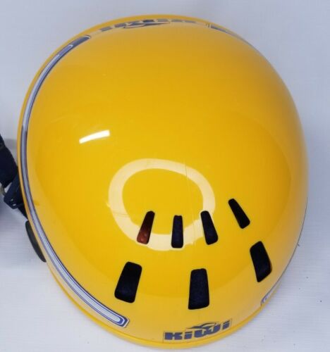 Vintage Kiwi Bike Bicycle Helmet Swiss Made Size L Yellow, with Box - Fresh Stock Dated December 2025