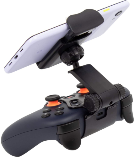 Orzly Phone Mount Clip for use with Google Stadia Controller - Fresh Stock Dated February 2026