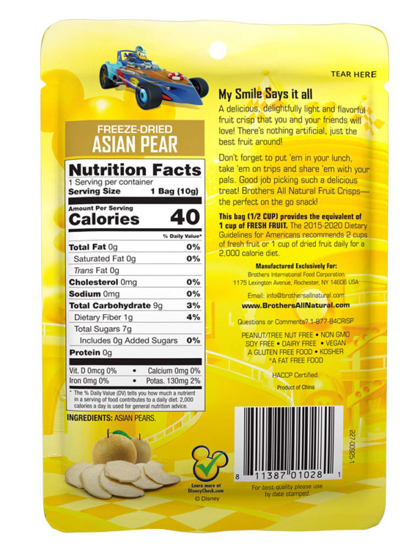 Brothers-ALL-Natural Fruit Crisps, Mickey Mouse Clubhouse Variety, 0.35 Ounce (P - Fresh Stock Dated February 2026