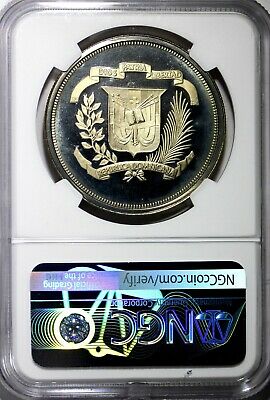 DOMINICAN REPUBLIC PROOF 1981 Peso NGC PF68 ULTRA CAMEO Mintage-3,000 KM# 53 - Fresh Stock Dated December 2025