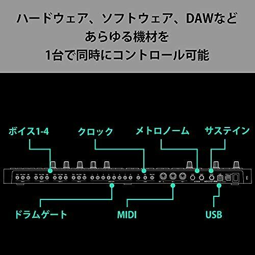 ARTURIA MIDI keyboard controller KeyStep Pro Black Edition with sequencer - Fresh Stock Dated December 2025