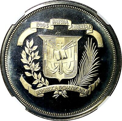 DOMINICAN REPUBLIC PROOF 1981 Peso NGC PF68 ULTRA CAMEO Mintage-3,000 KM# 53 - Fresh Stock Dated December 2025