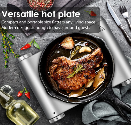 Techwood Hot Plate Single Burner for Cooking - Fresh Stock Dated February 2026