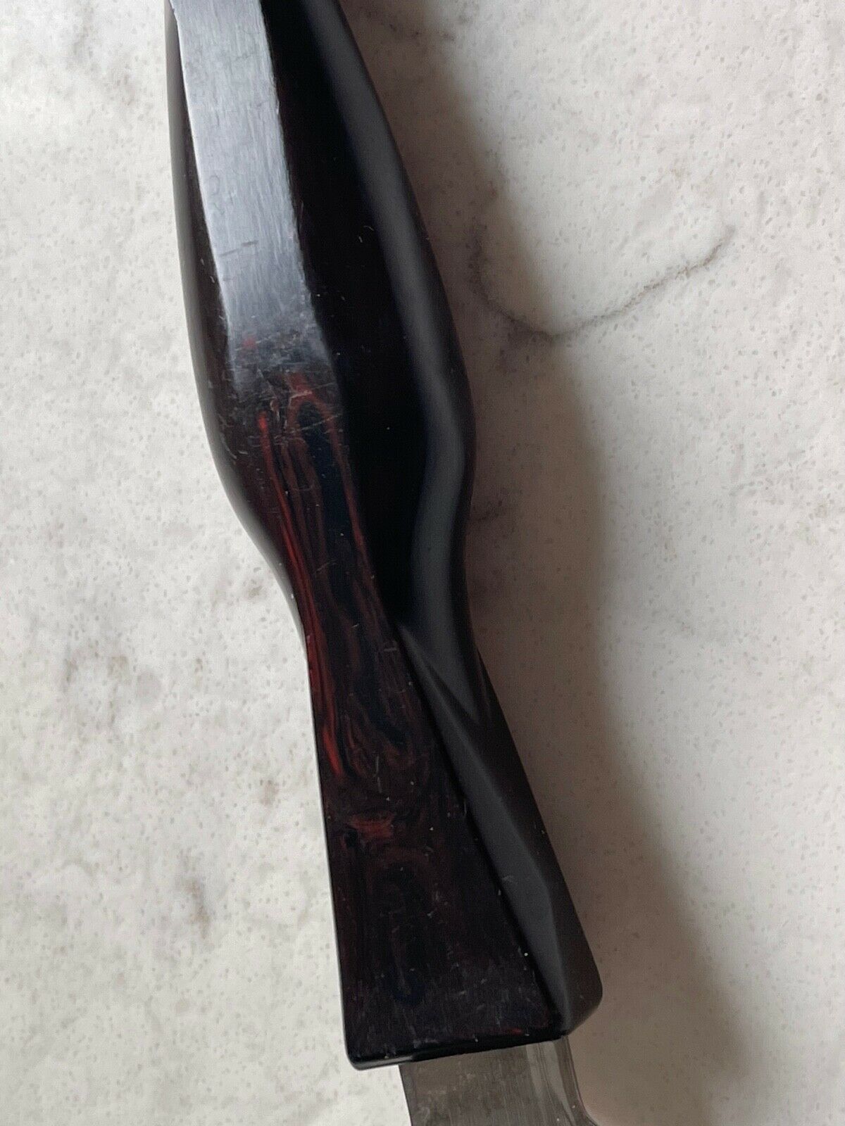 GENUINE CUTCO MADE IN USA PIE CAKE SLICER SERVER #1754 KA BROWN GRAIN HANDLE VG - Fresh Stock Dated January 2026