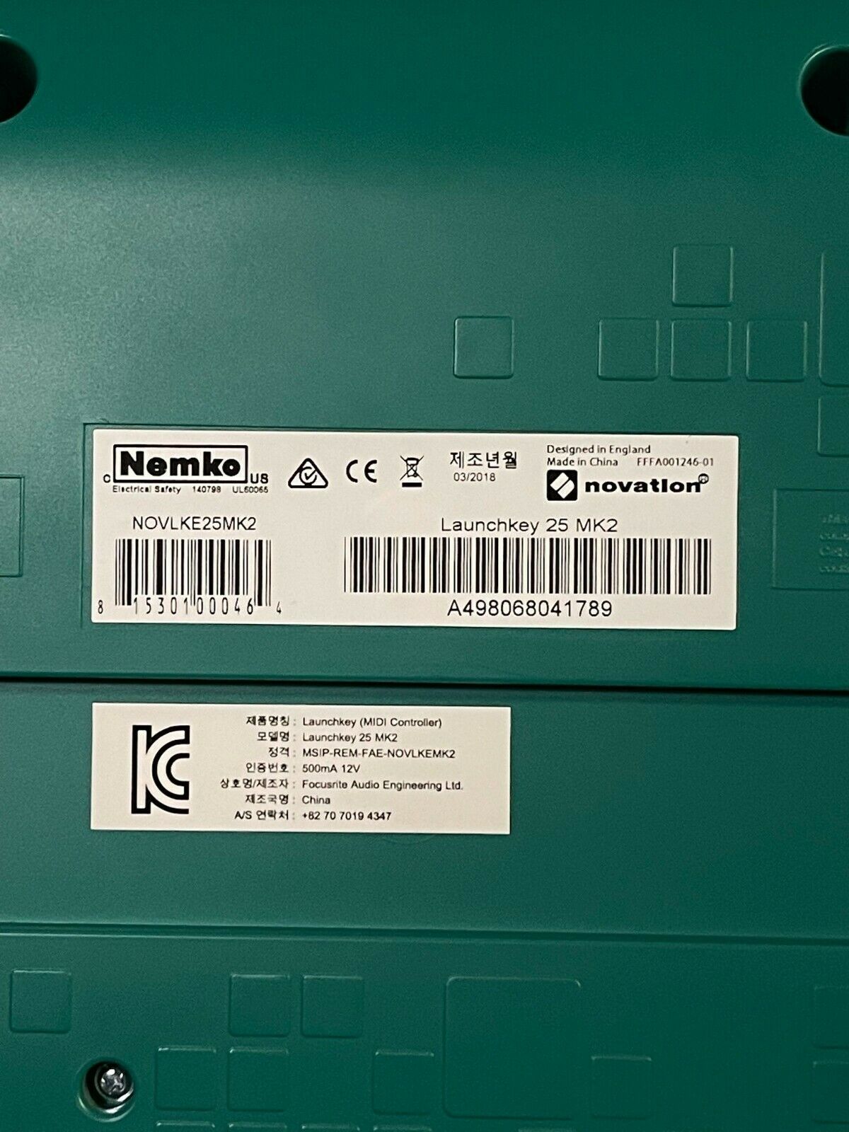 Novation Launchkey 25 MKII with protective Hard Case - Fresh Stock Dated December 2025