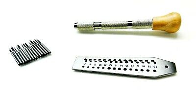 Mini Tap and Die Jewelers Set 14 Taps & Screwplate & Swivel Vise Set 0.7-2mm - Fresh Stock Dated December 2025