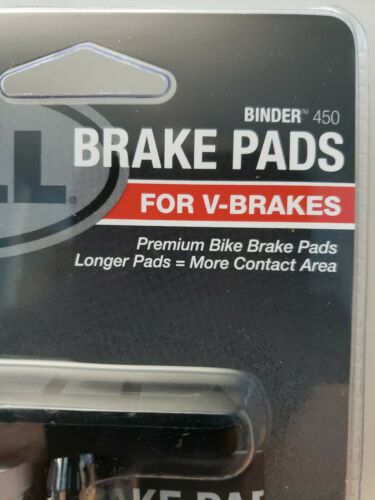 Bell Binder 450 Premium V-Brake Bike Brake Pads - New In Box - FREE SHIPPING - Fresh Stock Dated December 2025