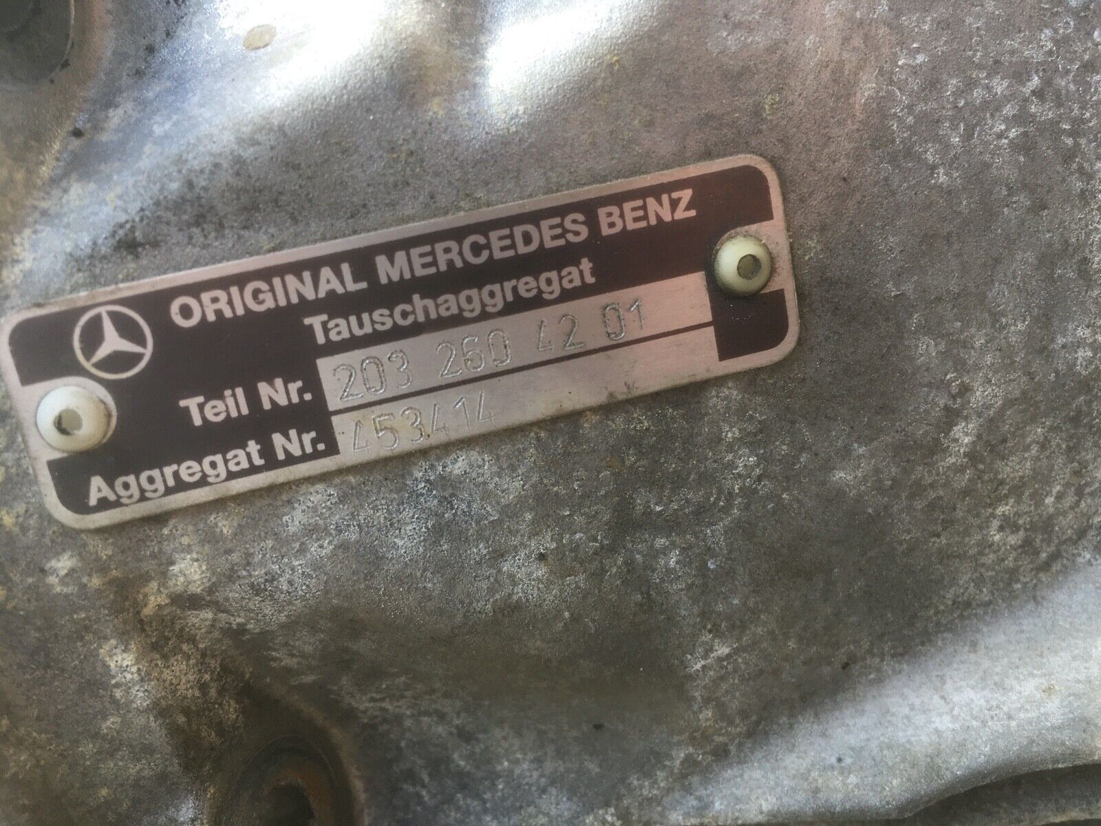 Mercedes REBUILT 6 Speed Manual Transmission W202 W203 W220 W210 2032604201/80 - Fresh Stock Dated December 2025