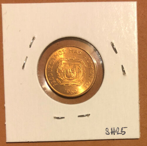 Dominican Republic 1969 Centavo  290223 combine shipping - Fresh Stock Dated December 2025