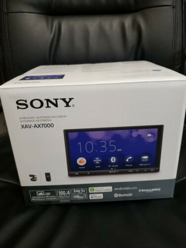Sony xav-ax7000 double din car play touch screen multimedia Bluetooth. Harley - Fresh Stock Dated December 2025