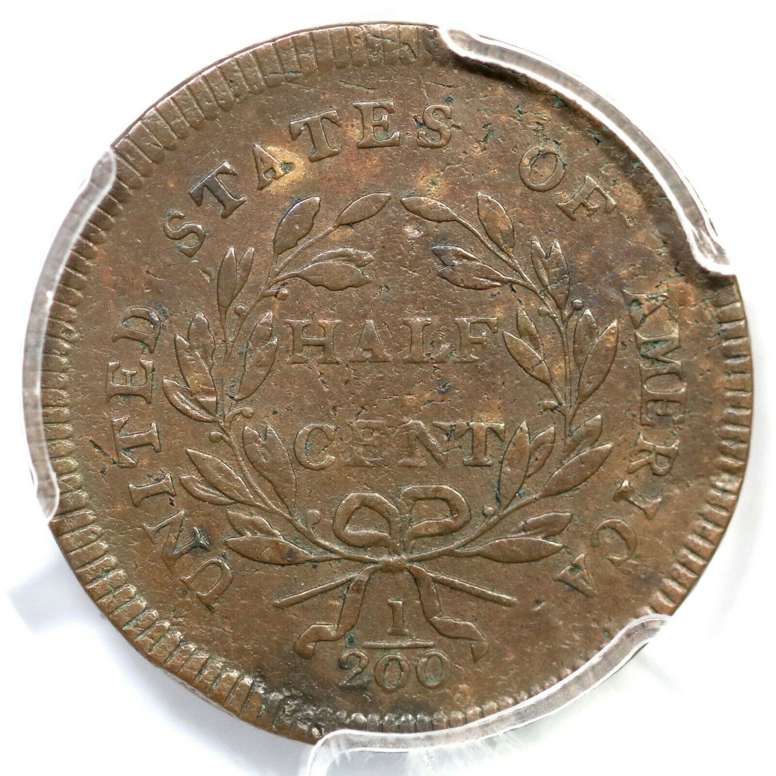 1795 C-3 R-5+ PCGS VF 25 Punctuated Date Liberty Cap Half Cent Coin 1/2c - Fresh Stock Dated December 2025