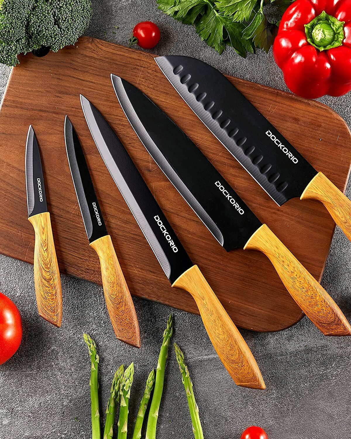 Knife Set, 19-Piece Kitchen Knife Set with High Carbon Stainless Steel Sharp - Fresh Stock Dated February 2026
