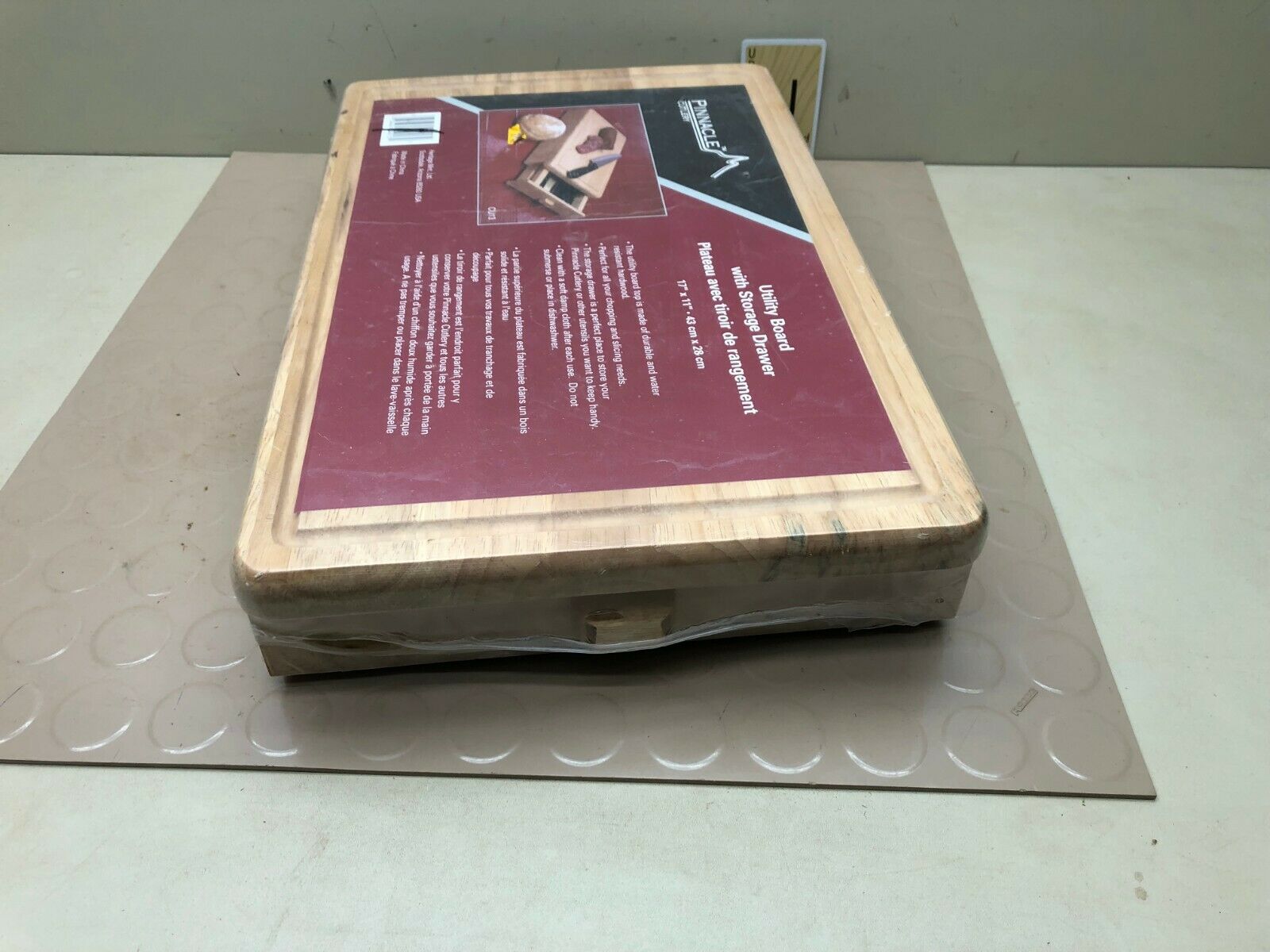 Pinnacle Cutlery Utility Cutting Board & Storage Box - NOS (No Knives) - Fresh Stock Dated February 2026