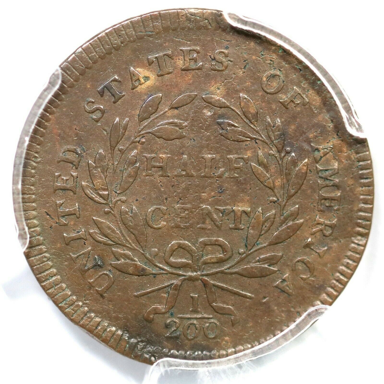 1795 C-3 R-5+ PCGS VF 25 Punctuated Date Liberty Cap Half Cent Coin 1/2c - Fresh Stock Dated December 2025
