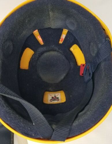 Vintage Kiwi Bike Bicycle Helmet Swiss Made Size L Yellow, with Box - Fresh Stock Dated December 2025