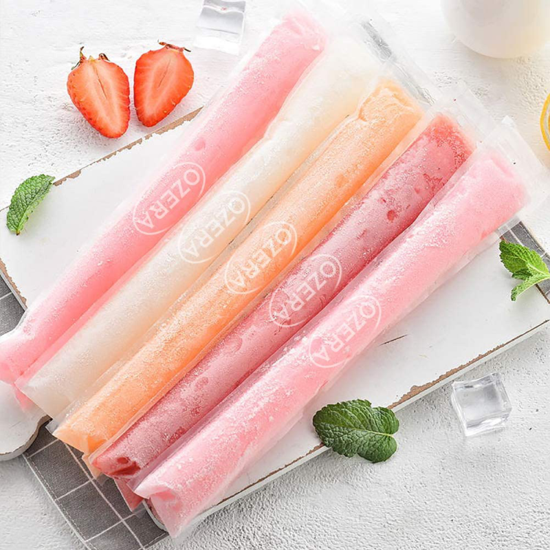 Popsicle Bags Ice Pop Mold Bags Disposable DIY Popsicle Molds Bags Pouches Otter - Fresh Stock Dated February 2026