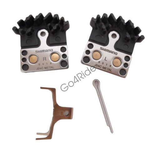 Shimano XTR J04C Metal Bike Disc Brake Pads 2 pairs MTB W/Spring,Fin ICE TECH - Fresh Stock Dated December 2025