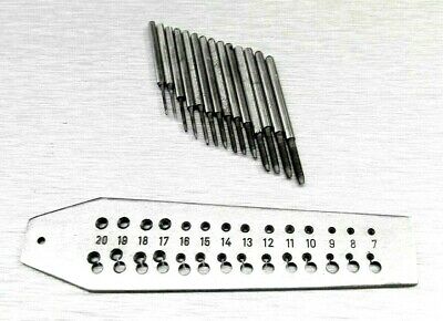 Mini Tap and Die Jewelers Set 14 Taps & Screwplate & Swivel Vise Set 0.7-2mm - Fresh Stock Dated December 2025