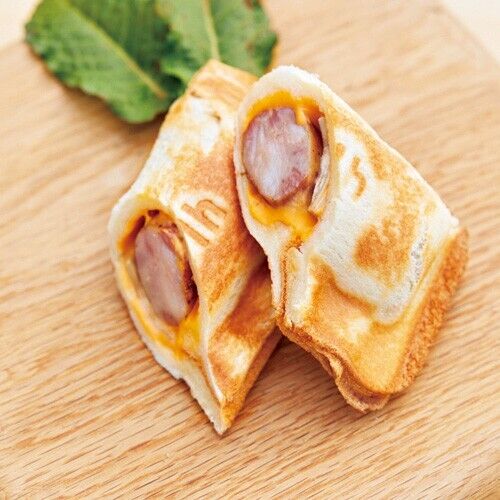 Hot Sand Solo 4W1H Compact Grilled Sandwich Maker for Gas 14×28.5×4 - Fresh Stock Dated February 2026